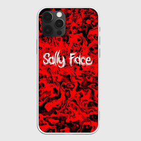 Чехол для iPhone 12 Pro с принтом Sally Face Bloody в Петрозаводске, силикон | область печати: задняя сторона чехла, без боковых панелей | Тематика изображения на принте: cтикер | game | larry | mask | new | sally face | sf | ангел | без маски | гизмо | девид | девочка | игра | казнь | компьютер | кровь | лари | ларри | лицемер | логотип | мальчик | маска | молнии | мрачная | на лице | надпись