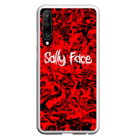 Чехол для Honor P30 с принтом Sally Face Bloody в Петрозаводске, Силикон | Область печати: задняя сторона чехла, без боковых панелей | cтикер | game | larry | mask | new | sally face | sf | ангел | без маски | гизмо | девид | девочка | игра | казнь | компьютер | кровь | лари | ларри | лицемер | логотип | мальчик | маска | молнии | мрачная | на лице | надпись