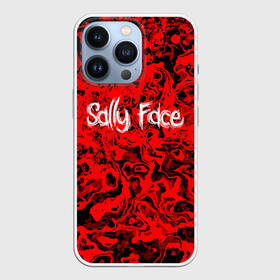 Чехол для iPhone 13 Pro с принтом Sally Face Bloody в Петрозаводске,  |  | Тематика изображения на принте: cтикер | game | larry | mask | new | sally face | sf | ангел | без маски | гизмо | девид | девочка | игра | казнь | компьютер | кровь | лари | ларри | лицемер | логотип | мальчик | маска | молнии | мрачная | на лице | надпись