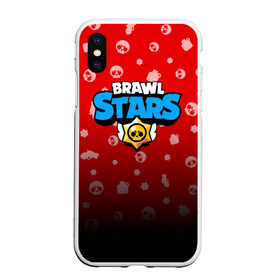 Чехол для iPhone XS Max матовый с принтом BRAWL STARS в Петрозаводске, Силикон | Область печати: задняя сторона чехла, без боковых панелей | brawl stars | brawl stars сервер | браво старс | игра brawl stars | персонажи brawl stars.