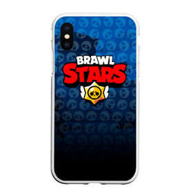 Чехол для iPhone XS Max матовый с принтом BRAWL STARS в Петрозаводске, Силикон | Область печати: задняя сторона чехла, без боковых панелей | brawl stars | brawl stars сервер | браво старс | игра brawl stars | персонажи brawl stars.