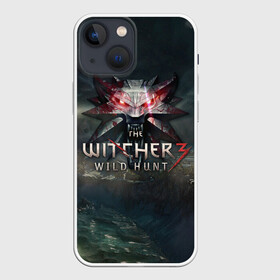 Чехол для iPhone 13 mini с принтом The Witcher 3: Wild Hunt в Петрозаводске,  |  | wild hunt | witcher | арбалет | ведьмак 3 | геральт | дикая | магия | охота | сказка | сфера | фэнтези | цири