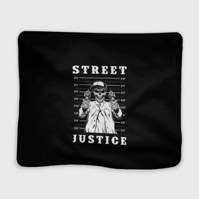 Плед 3D с принтом Street justice в Петрозаводске, 100% полиэстер | закругленные углы, все края обработаны. Ткань не мнется и не растягивается | Тематика изображения на принте: justice | s | skeleton | skull | street | банда | бандана | бандит | бейсболка | графика | иллюстрация | картинка | мода | надпись | оружие | пистолеты | платок | револьверы | рисунок | символ | скелет | справедливость