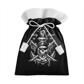 Подарочный 3D мешок с принтом Pirates в Петрозаводске, 100% полиэстер | Размер: 29*39 см | b | pirates | robbers | sea | skull | бандана | веселый | графика | иллюстрация | канат | картинка | кости | логотип | мода | морские | надпись | оружие | пираты | платок | разбойники | рисунок | роджер | сабли | стиль
