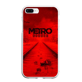 Чехол для iPhone 7Plus/8 Plus матовый с принтом METRO Exodus в Петрозаводске, Силикон | Область печати: задняя сторона чехла, без боковых панелей | 2019 | 2033 | exodus | last | light | metro | redux | stalker | апокалипсис | игра | исход | метро | новая | новое | сталкер | часть | шутер | эксодус