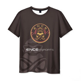Мужская футболка 3D с принтом ence esports в Петрозаводске, 100% полиэфир | прямой крой, круглый вырез горловины, длина до линии бедер | cs:go | cybersport | киберспорт | турнир | финляндия | фины