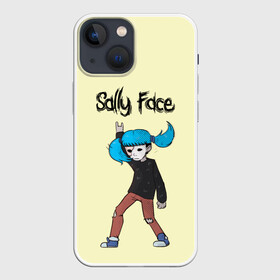 Чехол для iPhone 13 mini с принтом Sally Face в Петрозаводске,  |  | blue | diane | face | fisher | gizmo | henry | johnson | killer | larry | sally | генри | гизмо | джонсон | диана | ларри | лицо | салли | фейс | фишер