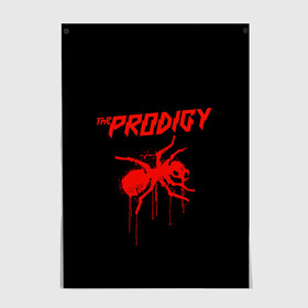 Постер с принтом The Prodigy в Петрозаводске, 100% бумага
 | бумага, плотность 150 мг. Матовая, но за счет высокого коэффициента гладкости имеет небольшой блеск и дает на свету блики, но в отличии от глянцевой бумаги не покрыта лаком | 90 е | the prodigy | кит флинт | музыка | муравей | панк | рок | техно | электро