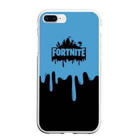 Чехол для iPhone 7Plus/8 Plus матовый с принтом FORTNITE - Black&Blue в Петрозаводске, Силикон | Область печати: задняя сторона чехла, без боковых панелей | Тематика изображения на принте: battlefield | counter strike | cs | cs go | csgo | dota | dota2 | exodus | fortnite | gta | kombat | metro | mortal | moscow | off white | place | pubg | supreme | trasher | vans | метро | москва