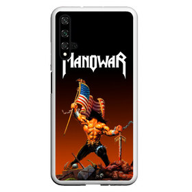 Чехол для Honor 20 с принтом MANOWAR в Петрозаводске, Силикон | Область печати: задняя сторона чехла, без боковых панелей | manowar | manowar 2019 | manowar warriors | manowar world | группа manowar | концерт manowar. | мановар