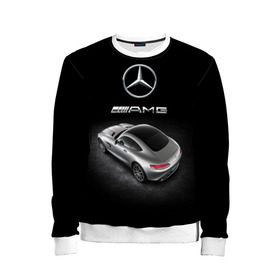 Детский свитшот 3D с принтом Mercedes V8 Biturbo AMG в Петрозаводске, 100% полиэстер | свободная посадка, прямой крой, мягкая тканевая резинка на рукавах и понизу свитшота | amg | cool | design | mercedes | mercedes benz | motorsport | power | prestige | race | silver | sport car | status | автоспорт | гонка | дизайн | круто | мерседес | мощь | престиж | серебряный | спорткар | статус