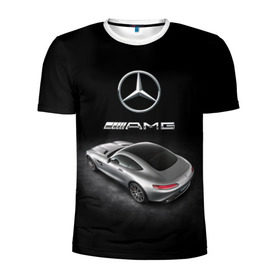 Мужская футболка 3D спортивная с принтом Mercedes V8 Biturbo AMG в Петрозаводске, 100% полиэстер с улучшенными характеристиками | приталенный силуэт, круглая горловина, широкие плечи, сужается к линии бедра | amg | cool | design | mercedes | mercedes benz | motorsport | power | prestige | race | silver | sport car | status | автоспорт | гонка | дизайн | круто | мерседес | мощь | престиж | серебряный | спорткар | статус