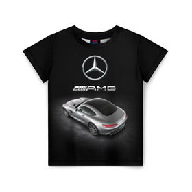 Детская футболка 3D с принтом Mercedes V8 Biturbo AMG в Петрозаводске, 100% гипоаллергенный полиэфир | прямой крой, круглый вырез горловины, длина до линии бедер, чуть спущенное плечо, ткань немного тянется | amg | cool | design | mercedes | mercedes benz | motorsport | power | prestige | race | silver | sport car | status | автоспорт | гонка | дизайн | круто | мерседес | мощь | престиж | серебряный | спорткар | статус