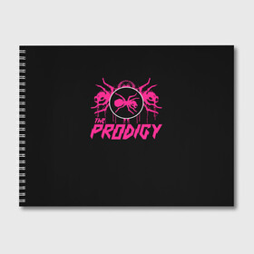 Альбом для рисования с принтом The Prodigy в Петрозаводске, 100% бумага
 | матовая бумага, плотность 200 мг. | Тематика изображения на принте: prodigy | the | бигбит | брейкбит | дарование | кит флинт | максим реалити | продиджи | синтипанк | техно | чудо