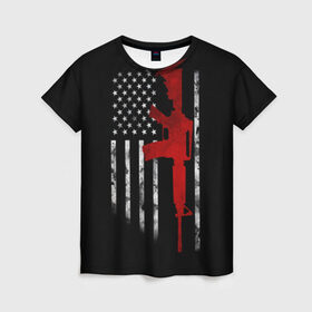 Женская футболка 3D с принтом American Patriot в Петрозаводске, 100% полиэфир ( синтетическое хлопкоподобное полотно) | прямой крой, круглый вырез горловины, длина до линии бедер | america | canada | city | donald | fortnite | la | lil | los angeles | moskow | msc | new york | ny | peep | pubg | russia | supreme | trasher | trupm | usa | америка | канада | лос анджелес | нью йорк