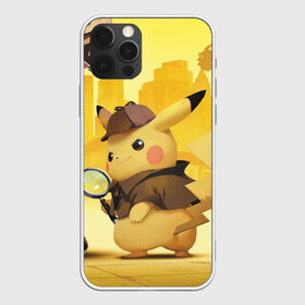 Чехол для iPhone 12 Pro Max с принтом Детектив Пикачу в Петрозаводске, Силикон |  | detective pikachu | pikachu | pokemon | детектив пикачу | пика | покемон