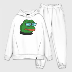 Мужской костюм хлопок OVERSIZE с принтом Pepe в Петрозаводске,  |  | bad | dab | frog | good | kek | make pepe great again | pepe | sad | sad frog | vote for pepe | кек | лягушка | мем | мемы | пепе | со смыслом | фрог