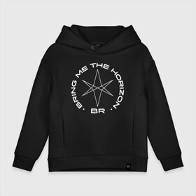 Детское худи Oversize хлопок с принтом Bring Me The Horizon в Петрозаводске, френч-терри — 70% хлопок, 30% полиэстер. Мягкий теплый начес внутри —100% хлопок | боковые карманы, эластичные манжеты и нижняя кромка, капюшон на магнитной кнопке | antivist | bmth | bring me the horizon | oliver sykes | sempiternal | thats the spirit