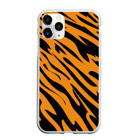 Чехол для iPhone 11 Pro матовый с принтом Тигр в Петрозаводске, Силикон |  | животное | зверь | кардашьян | ким | кот | лев | оранжевый | полосы | рыжий | тигр | черный