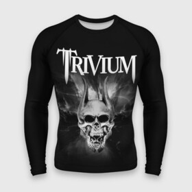 Мужской рашгард 3D с принтом Trivium в Петрозаводске,  |  | trivium | грув метал | группы | метал | музыка | рок | тривиум | трэш метал | хеви метал