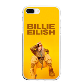 Чехол для iPhone 7Plus/8 Plus матовый с принтом Billie Eilish в Петрозаводске, Силикон | Область печати: задняя сторона чехла, без боковых панелей | ailish | billi | billie eilish | bury a friend | copycat | crown | dont smile at me | lovely | music | my boy | party favor | pop | били | билли айлиш | музыка | певица | поп | эйлиш