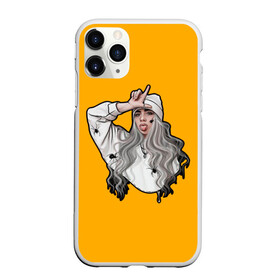 Чехол для iPhone 11 Pro матовый с принтом Billie Eilish в Петрозаводске, Силикон |  | Тематика изображения на принте: ailish | billi | billie eilish | bury a friend | copycat | crown | dont smile at me | lovely | music | my boy | party favor | pop | били | билли айлиш | музыка | певица | поп | эйлиш