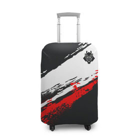 Чехол для чемодана 3D с принтом cs:go - G2 eSports (The Form 2 в Петрозаводске, 86% полиэфир, 14% спандекс | двустороннее нанесение принта, прорези для ручек и колес | 0x000000123 | csgo | esports | g2 | gamers2 | г2 | ксго