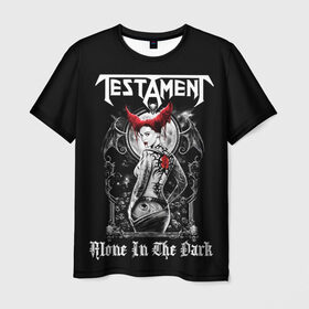 Мужская футболка 3D с принтом Testament в Петрозаводске, 100% полиэфир | прямой крой, круглый вырез горловины, длина до линии бедер | heavy metal | metal | testament | группы | дэт метал | метал | музыка | рок | трэш метал | хеви метал