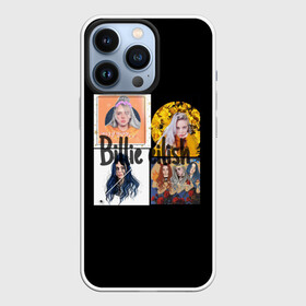 Чехол для iPhone 13 Pro с принтом Billie Eilish в Петрозаводске,  |  | ailish | billi | billie eilish | bury a friend | copycat | crown | dont smile at me | lovely | music | my boy | party favor | pop | били | билли айлиш | музыка | певица | поп | эйлиш