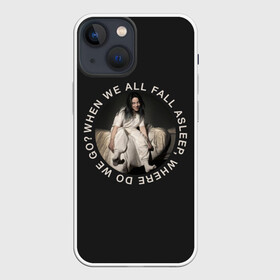 Чехол для iPhone 13 mini с принтом Billie Eilish в Петрозаводске,  |  | ailish | billi | billie eilish | bury a friend | copycat | crown | dont smile at me | lovely | music | my boy | party favor | pop | били | билли айлиш | музыка | певица | поп | эйлиш