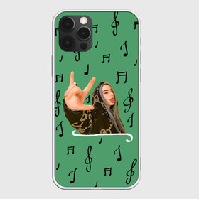 Чехол для iPhone 12 Pro с принтом Billie Eilish в Петрозаводске, силикон | область печати: задняя сторона чехла, без боковых панелей | Тематика изображения на принте: ailish | billi | billie eilish | bury a friend | copycat | crown | dont smile at me | lovely | music | my boy | party favor | pop | били | билли айлиш | музыка | певица | поп | эйлиш