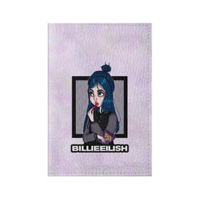 Обложка для паспорта матовая кожа с принтом Billie Eilish в Петрозаводске, натуральная матовая кожа | размер 19,3 х 13,7 см; прозрачные пластиковые крепления | Тематика изображения на принте: at | billie | don’t | eilish | electronic | eyes | me | music | ocean | pirate | smile | synthpop | usa | айлиш | билли | музыка | пайрэт | синти поп | сша | электронная | электропоп