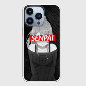 Чехол для iPhone 13 Pro с принтом Anime Senpai Girl в Петрозаводске,  |  | Тематика изображения на принте: ahegao | anime | manga | sempai | senpai | аниме | ахегао | манга | семпай | сенпай