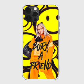 Чехол для iPhone 12 Pro Max с принтом Billie Eilish Выкинь Друга в Петрозаводске, Силикон |  | billie eilish | bury a friend | билли айлиш | надпись | певица | с надписью | цитата | цитаты