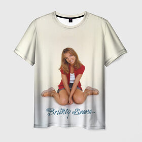 Мужская футболка 3D с принтом Oldschool Britney в Петрозаводске, 100% полиэфир | прямой крой, круглый вырез горловины, длина до линии бедер | britney | britneyspears | glitch | icon | jean | pop | princess | spears | usa | бритни | бритниспирс | глич | джин | поп | работа | спирс | сша