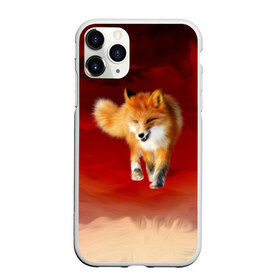 Чехол для iPhone 11 Pro матовый с принтом Огненная Лиса в Петрозаводске, Силикон |  | fire fox | firefox | fox | fox say | ylvis   the fox | главное фыр | кицунэ | лиза | лиса | лисичка | мемасики | мемы | огонь | фыр фыр | хитрая лиса | я хочу фырфыр