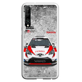 Чехол для Honor P30 с принтом WRC Toyota в Петрозаводске, Силикон | Область печати: задняя сторона чехла, без боковых панелей | Тематика изображения на принте: auto | car | championship | race | rally | toyota | world | wrc | авто | гонки | машина | ралли | трасса | трек | чемпионат