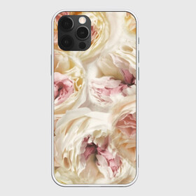 Чехол для iPhone 12 Pro Max с принтом Нежные Пионы в Петрозаводске, Силикон |  | Тематика изображения на принте: букет | красивый | милый | пион | роза | розовый | розочка | свадебный | флористика | цветок | цветы