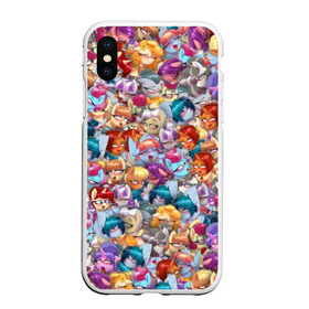 Чехол для iPhone XS Max матовый с принтом My Little Pony Ahegao в Петрозаводске, Силикон | Область печати: задняя сторона чехла, без боковых панелей | anime | mlp | аниме | ахегао | единорог | лошадь | мультфильм | паттерн | пони | правило 34 | стикербомбинг