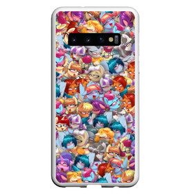 Чехол для Samsung Galaxy S10 с принтом My Little Pony Ahegao в Петрозаводске, Силикон | Область печати: задняя сторона чехла, без боковых панелей | anime | mlp | аниме | ахегао | единорог | лошадь | мультфильм | паттерн | пони | правило 34 | стикербомбинг