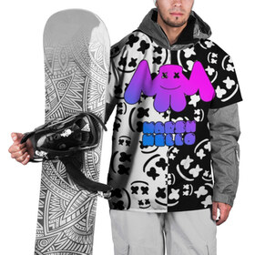 Накидка на куртку 3D с принтом Marshmello в Петрозаводске, 100% полиэстер |  | dj | fortnite | marshmello | music | дж | зефир | маршмелоу | музыка | форнайт | фортнайт