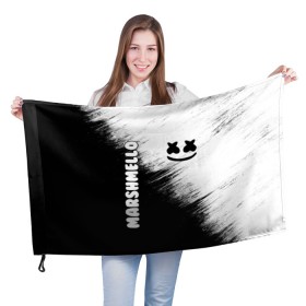 Флаг 3D с принтом Marshmello 3 в Петрозаводске, 100% полиэстер | плотность ткани — 95 г/м2, размер — 67 х 109 см. Принт наносится с одной стороны | dj | fortnite | marshmello | music | дж | зефир | маршмелоу | музыка | форнайт | фортнайт