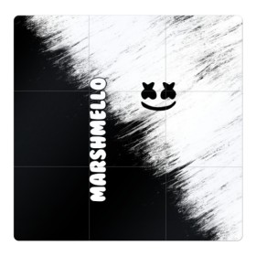 Магнитный плакат 3Х3 с принтом Marshmello 3 в Петрозаводске, Полимерный материал с магнитным слоем | 9 деталей размером 9*9 см | dj | fortnite | marshmello | music | дж | зефир | маршмелоу | музыка | форнайт | фортнайт