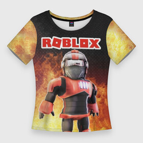Женская футболка 3D Slim с принтом Roblox в Петрозаводске,  |  | roblox   массовая многопользовательская онлайн игра