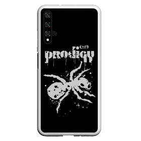 Чехол для Honor 20 с принтом The Prodigy логотип в Петрозаводске, Силикон | Область печати: задняя сторона чехла, без боковых панелей | 2019 | album | art | break | dance | logo | music | prodigy | брейк | граффити | группа | заставка | лого | логотип | музыка | муравей | новый альбом | обложка альбома | продиджи