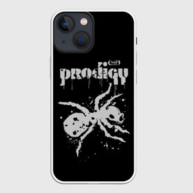 Чехол для iPhone 13 mini с принтом The Prodigy логотип в Петрозаводске,  |  | 2019 | album | art | break | dance | logo | music | prodigy | брейк | граффити | группа | заставка | лого | логотип | музыка | муравей | новый альбом | обложка альбома | продиджи