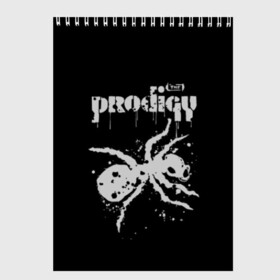 Скетчбук с принтом The Prodigy логотип в Петрозаводске, 100% бумага
 | 48 листов, плотность листов — 100 г/м2, плотность картонной обложки — 250 г/м2. Листы скреплены сверху удобной пружинной спиралью | 2019 | album | art | break | dance | logo | music | prodigy | брейк | граффити | группа | заставка | лого | логотип | музыка | муравей | новый альбом | обложка альбома | продиджи