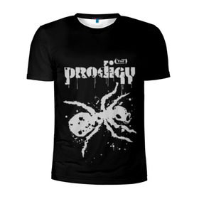 Мужская футболка 3D спортивная с принтом The Prodigy логотип в Петрозаводске, 100% полиэстер с улучшенными характеристиками | приталенный силуэт, круглая горловина, широкие плечи, сужается к линии бедра | Тематика изображения на принте: 2019 | album | art | break | dance | logo | music | prodigy | брейк | граффити | группа | заставка | лого | логотип | музыка | муравей | новый альбом | обложка альбома | продиджи