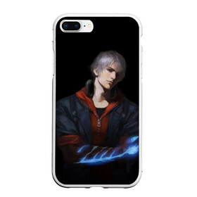 Чехол для iPhone 7Plus/8 Plus матовый с принтом Devil May Cry 5 в Петрозаводске, Силикон | Область печати: задняя сторона чехла, без боковых панелей | cry | demon | devil | game | may | дьявол | дьяволы тоже могут плакать | игра | плачь