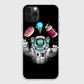 Чехол для iPhone 12 Pro Max с принтом Гомер в космосе в Петрозаводске, Силикон |  | bart | homer | lisa | simpsons | space | барт | гомер | космос | пончик | симпсоны